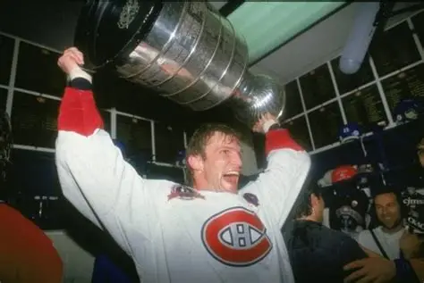 Hoisting the Cup — Montreal, 1993